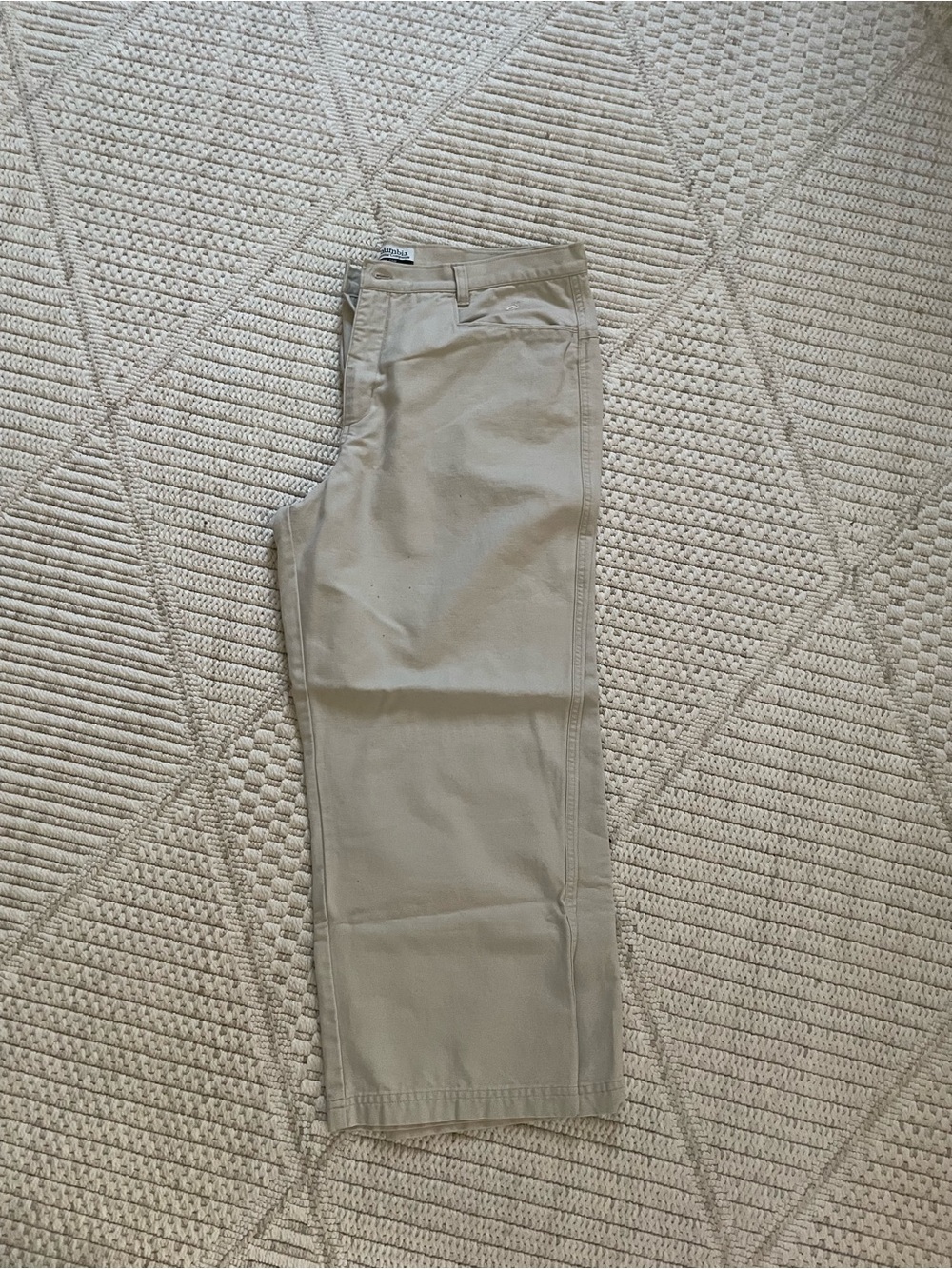 Columbia Women's Khaki Chinos - Beige, size 12